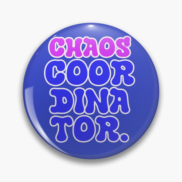 Item preview, Chaos Coordinator Funny Saying Retro Typography designed and sold by Mauswohn.