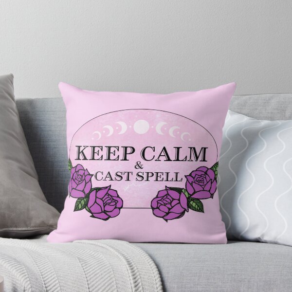 Item preview, Keep Calm & Cast Spell Moon Roses designed and sold by PettyPotion33.
