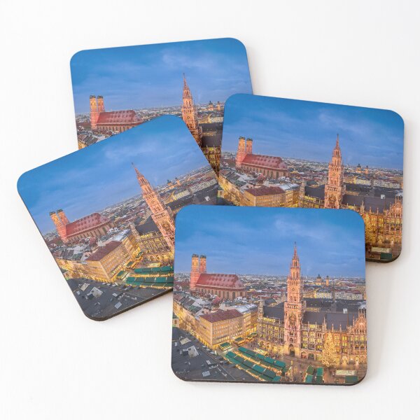 Item preview, Marienplatz at night in Munich, Germany designed and sold by Michael Abid.