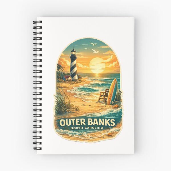 Item preview, Outer Banks North Carolina Lighthouse Coastal Sunset designed and sold by Places On Earth.