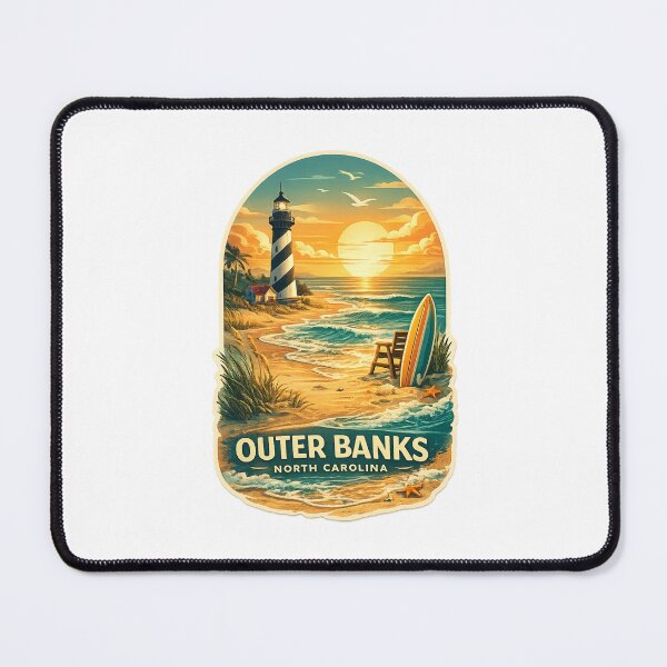 Item preview, Outer Banks North Carolina Lighthouse Coastal Sunset designed and sold by Places On Earth.