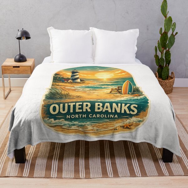 Item preview, Outer Banks North Carolina Lighthouse Coastal Sunset designed and sold by Places On Earth.