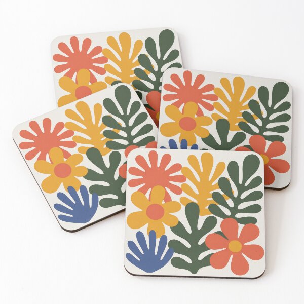 Item preview, Matisse Inspired Abstract Flower Market Print | Modern Cutout Wall Art designed and sold by Tamas Das.