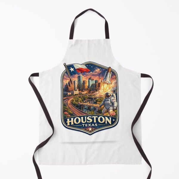 Item preview, Houston Texas Skyline NASA Space Shuttle designed and sold by Places On Earth.