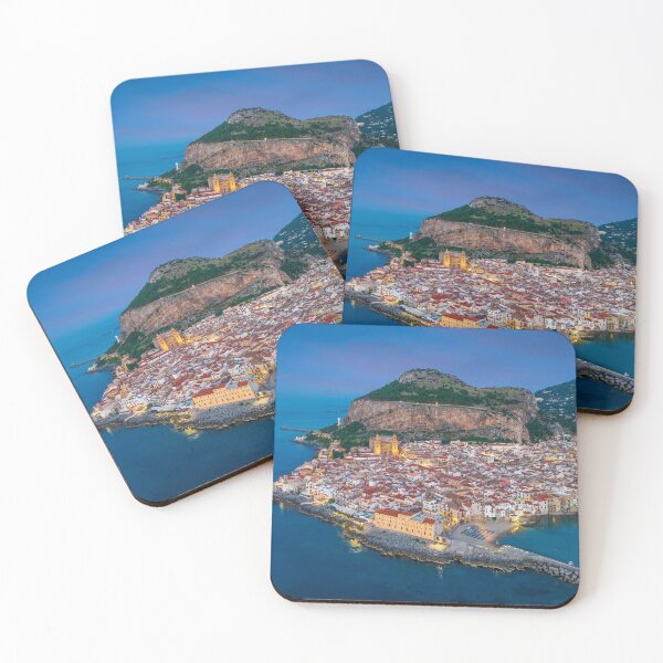 Item preview, Aerial view of Cefalu, Sicily, Italy designed and sold by Michael Abid.
