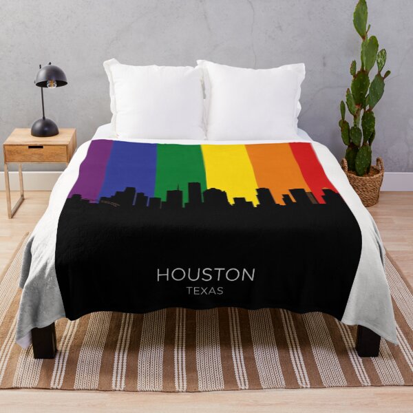 Item preview, Houston Texas Rainbow Skyline Pride designed and sold by Places On Earth.