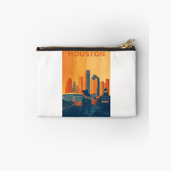 Item preview, Houston Texas Retro Skyline Sam Houston Monument designed and sold by Places On Earth.