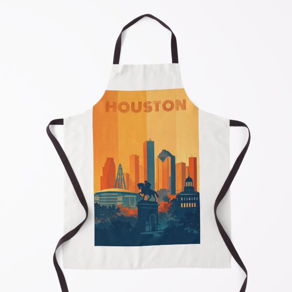 Item preview, Houston Texas Retro Skyline Sam Houston Monument designed and sold by Places On Earth.