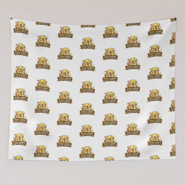 Item preview, Golden Cuddles Over Plans Golden Retriever Gift designed and sold by WildVista.