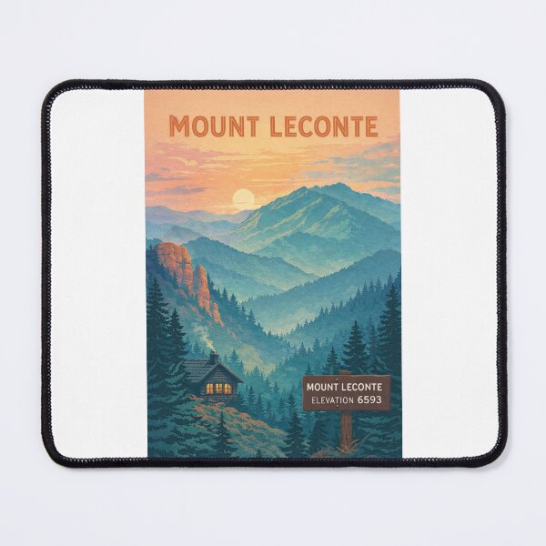 Item preview, Mount LeConte 6593 Elevation Great Smoky Mountains designed and sold by Places On Earth.