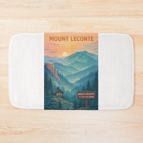 Item preview, Mount LeConte 6593 Elevation Great Smoky Mountains designed and sold by Places On Earth.