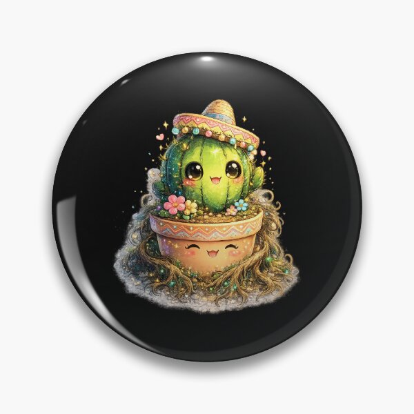 Item preview, Glittering Fiesta Cactus Friends designed and sold by jannatbanigof.
