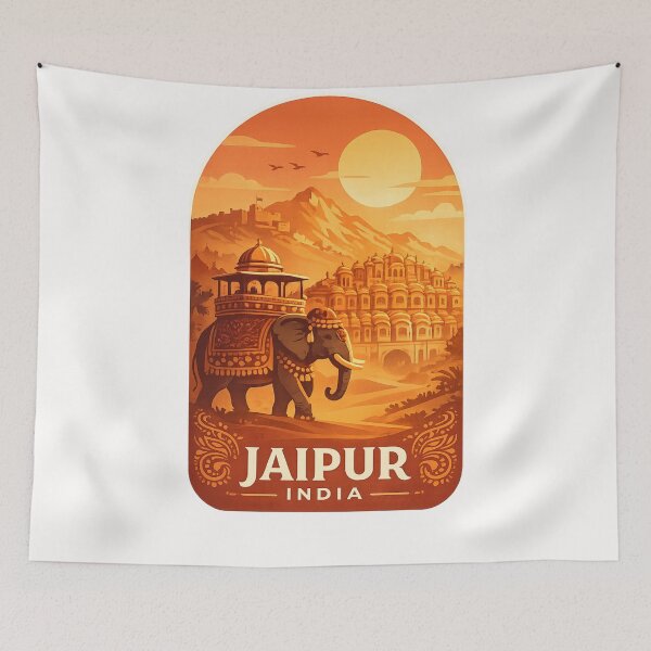 Item preview, Jaipur India Hawa Mahal Rajasthan Sunset designed and sold by Places On Earth.