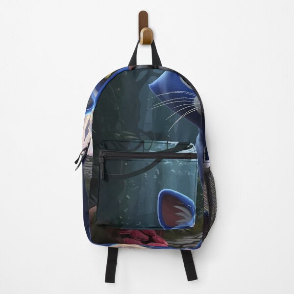 Item preview, Blue Cartoon Cat in Fantasy Setting designed and sold by Bensoncreatives.