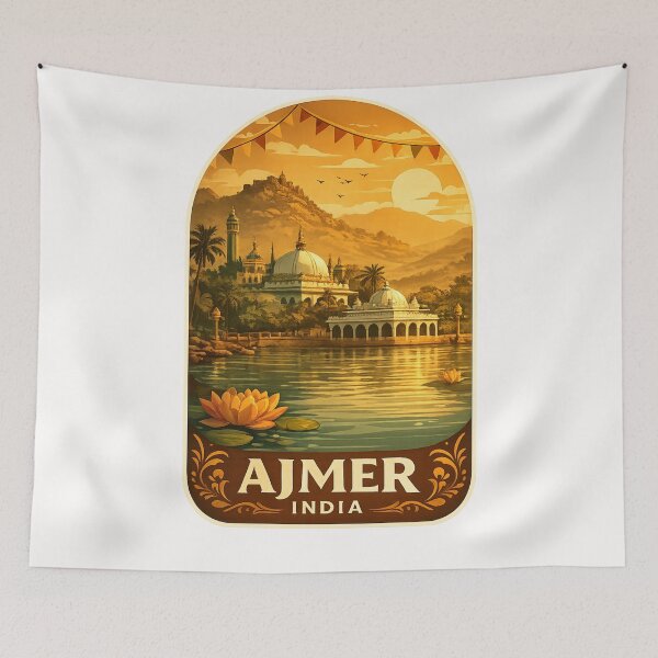 Item preview, Ajmer India Ana Sagar Lake Sunset designed and sold by Places On Earth.