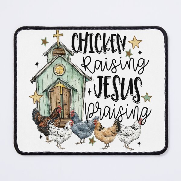 Item preview, Chicken Raising & Jesus Praising png, Christian Farm Life designed and sold by NgumohaLanke.
