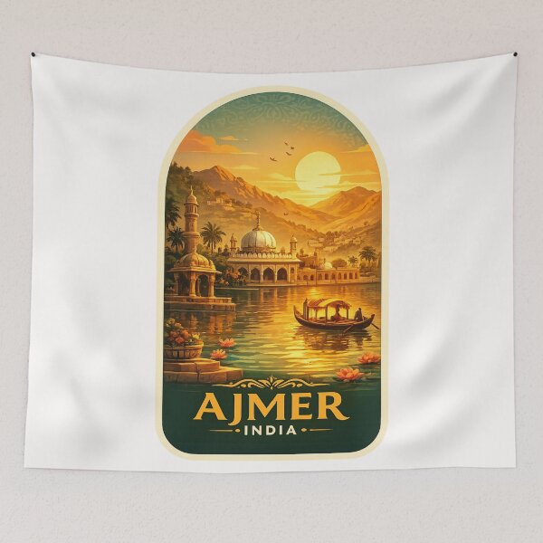 Item preview, Ajmer India Ana Sagar Lake Palace Boat designed and sold by Places On Earth.