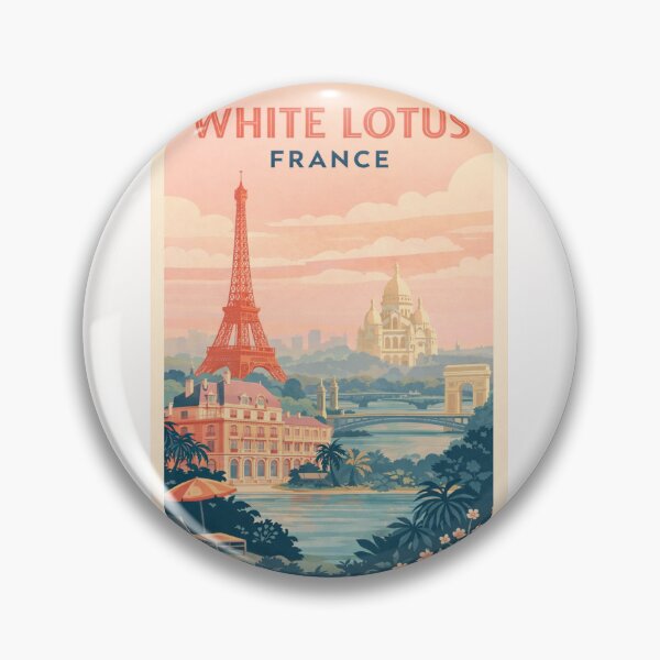 Item preview, White Lotus France Fictional Hotel Riviera Sunset designed and sold by Places On Earth.