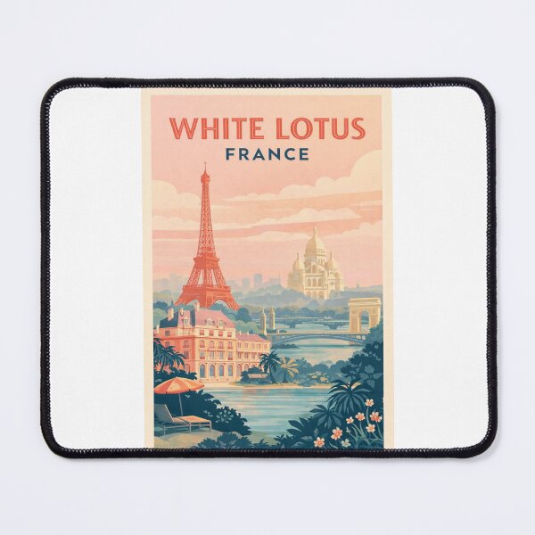 Item preview, White Lotus France Fictional Hotel Riviera Sunset designed and sold by Places On Earth.