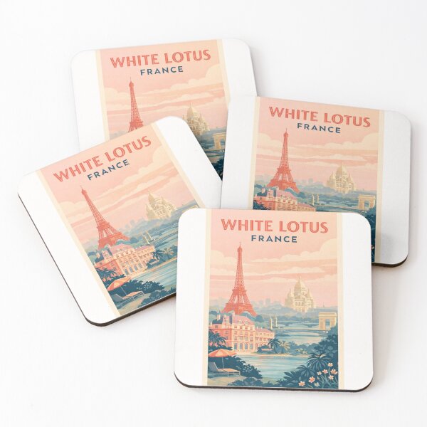Item preview, White Lotus France Fictional Hotel Riviera Sunset designed and sold by Places On Earth.