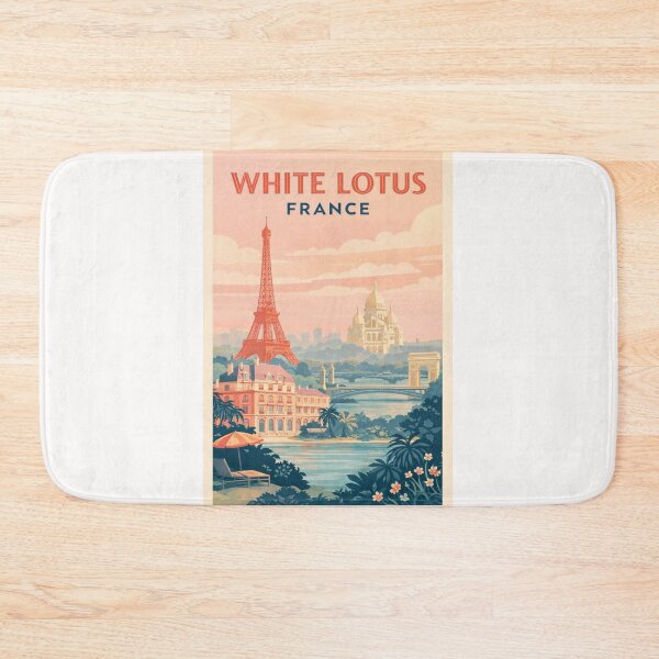Item preview, White Lotus France Fictional Hotel Riviera Sunset designed and sold by Places On Earth.