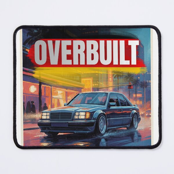Item preview, OVERBUILT - 80s Movie Style W124 Poster designed and sold by surendran-r.