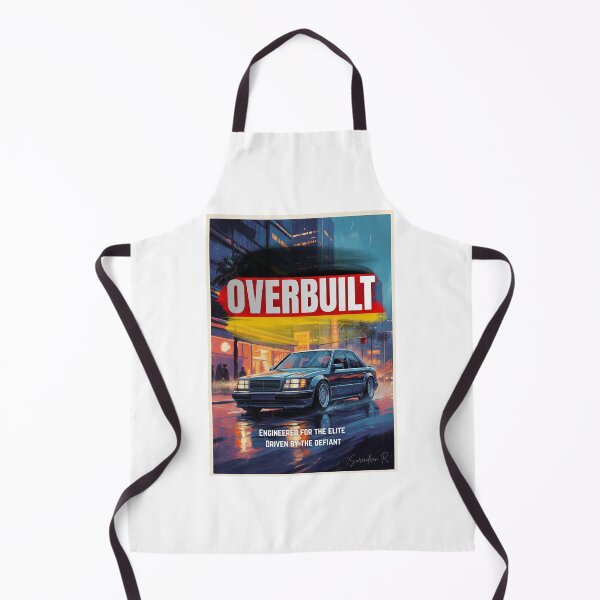 Item preview, OVERBUILT - 80s Movie Style W124 Poster designed and sold by surendran-r.