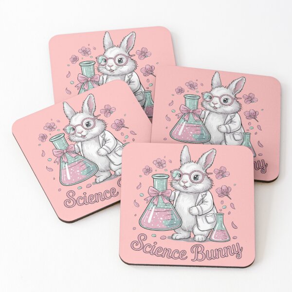 Item preview, Science Bunny - Cute Easter STEM Lab Flasks with Bows designed and sold by Design_Your_Day.