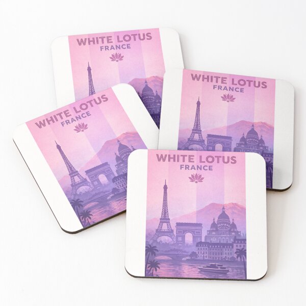Item preview, White Lotus France Paris Riviera Sunset Travel  designed and sold by Places On Earth.