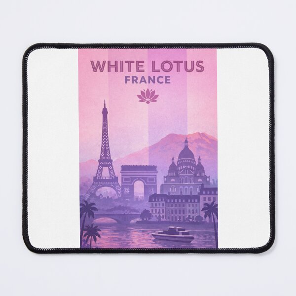 Item preview, White Lotus France Paris Riviera Sunset Travel  designed and sold by Places On Earth.