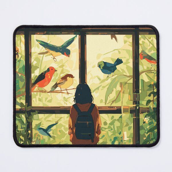 Item preview, Feather Study Bird Watching Light Academia designed and sold by bapupa.