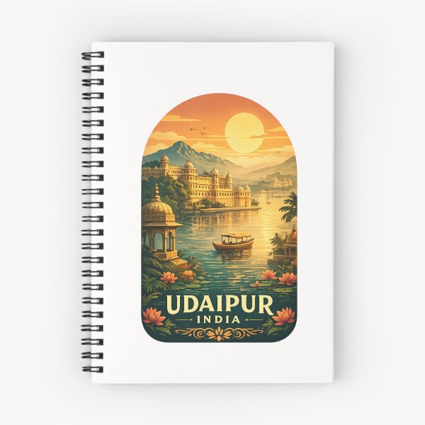 Item preview, Udaipur India Lake Pichola City Palace Sunset designed and sold by Places On Earth.