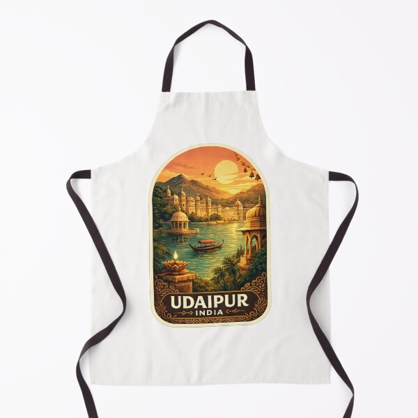 Item preview, Udaipur India Lake Palace Aravalli Sunset designed and sold by Places On Earth.