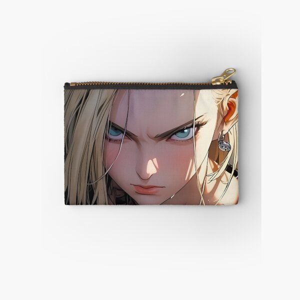 Item preview, Fierce Blonde Anime Girl with Tattoos – Urban Streetwear Aesthetic Art designed and sold by Dyan4.