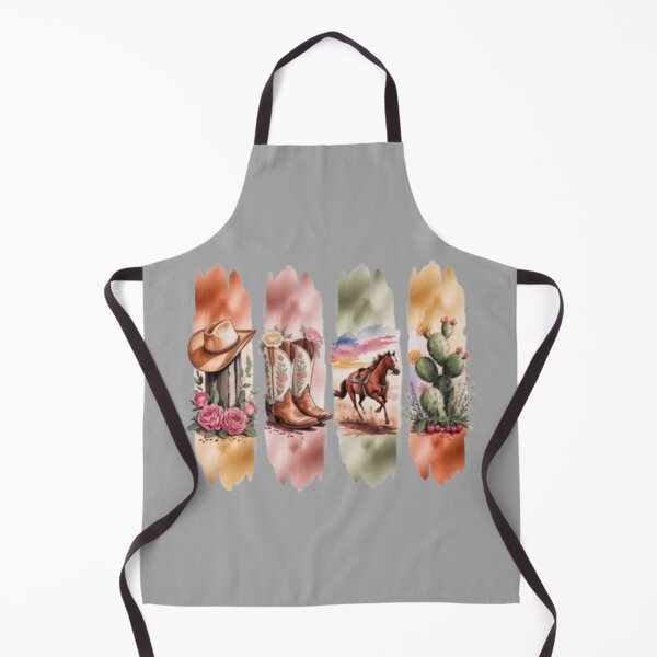 Item preview, Western Cowgirl Watercolor Set – Boots, Hat, Horse & Cactus Rustic Desert Aesthetic designed and sold by Bizertart.