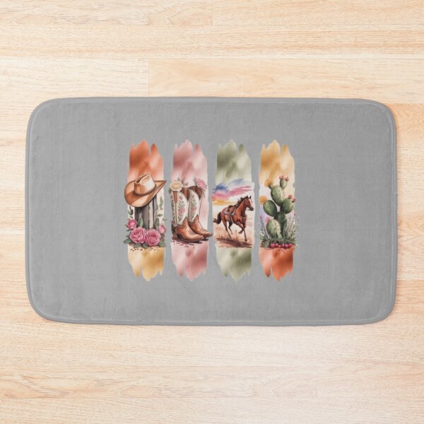 Item preview, Western Cowgirl Watercolor Set – Boots, Hat, Horse & Cactus Rustic Desert Aesthetic designed and sold by Bizertart.