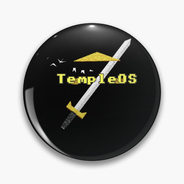Item preview, TempleOS Logo Pure  designed and sold by Kiraz771s.
