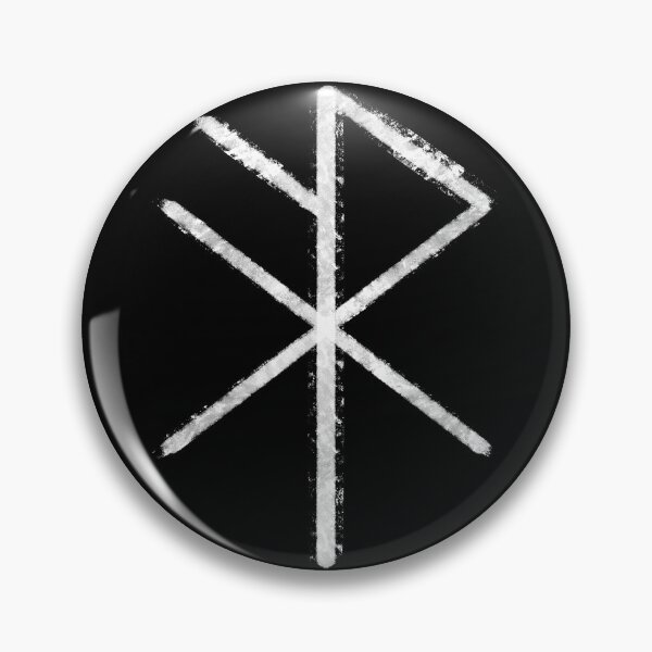 Item preview, Abundance rune — White Viking Bindrune designed and sold by MelZahrArt.