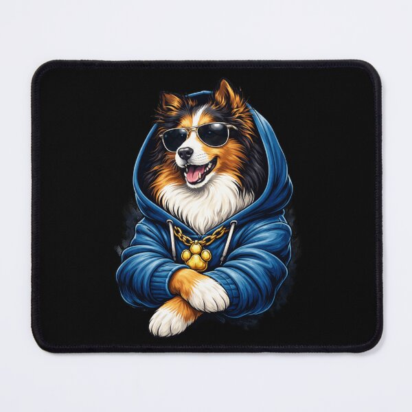 Item preview, Sheltie Street Boss – Cool Shetland Sheepdog Hoodie Dog Design designed and sold by DesignsByHania.