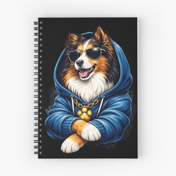 Item preview, Sheltie Street Boss – Cool Shetland Sheepdog Hoodie Dog Design designed and sold by DesignsByHania.