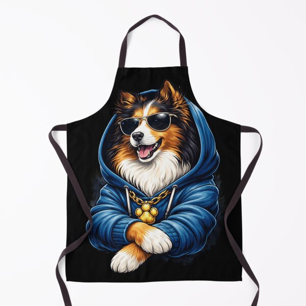 Item preview, Sheltie Street Boss – Cool Shetland Sheepdog Hoodie Dog Design designed and sold by DesignsByHania.