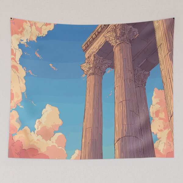 Item preview, Grand Neoclassical Stately Columns Light Academia designed and sold by bapupa.