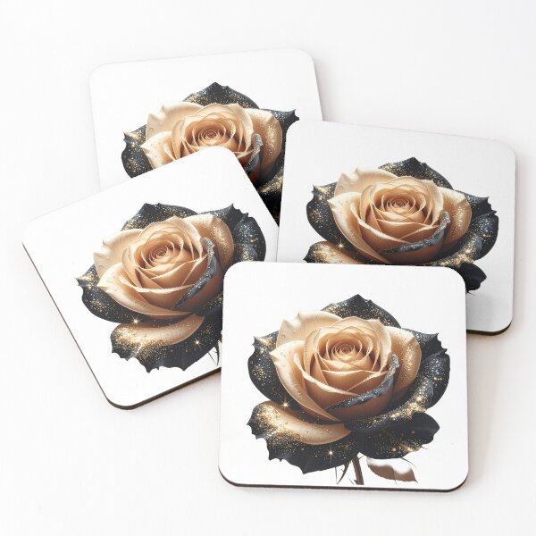 Item preview, Black and Gold Rose Design  designed and sold by Teale-Studio.