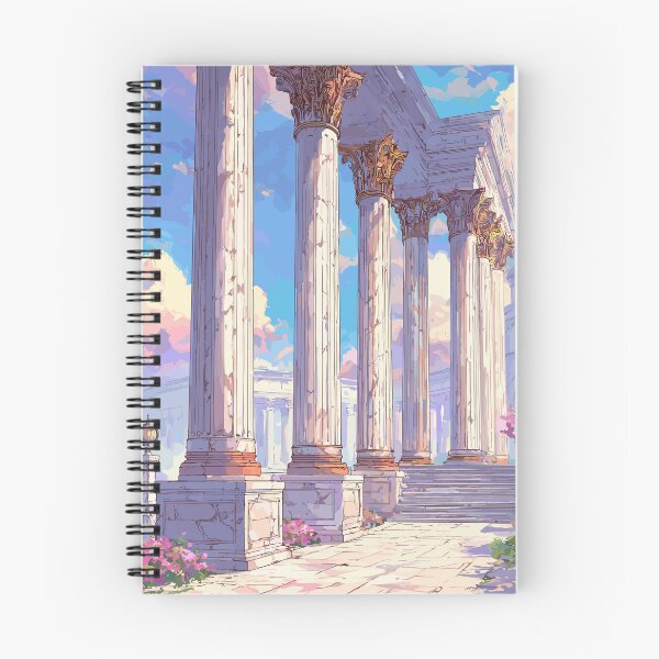 Item preview, Sunlit Marble Stately Columns Light Academia designed and sold by bapupa.