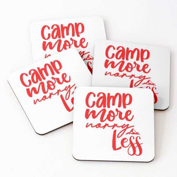 Item preview, Camp More Worry Less-01 designed and sold by Mystic & Celestial Art.