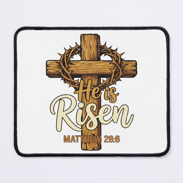 Item preview, He Is Risen Easter Cross Christian Faith Design designed and sold by kiralynstration.