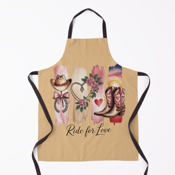 Item preview, Western Cowgirl RIDE FOR LOVE – Boots, Hat, Horse & Cactus Rustic Desert Aesthetic designed and sold by Bizertart.