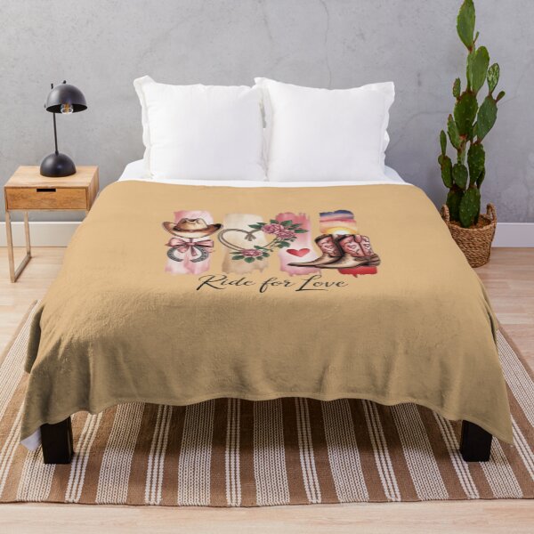 Item preview, Western Cowgirl RIDE FOR LOVE – Boots, Hat, Horse & Cactus Rustic Desert Aesthetic designed and sold by Bizertart.