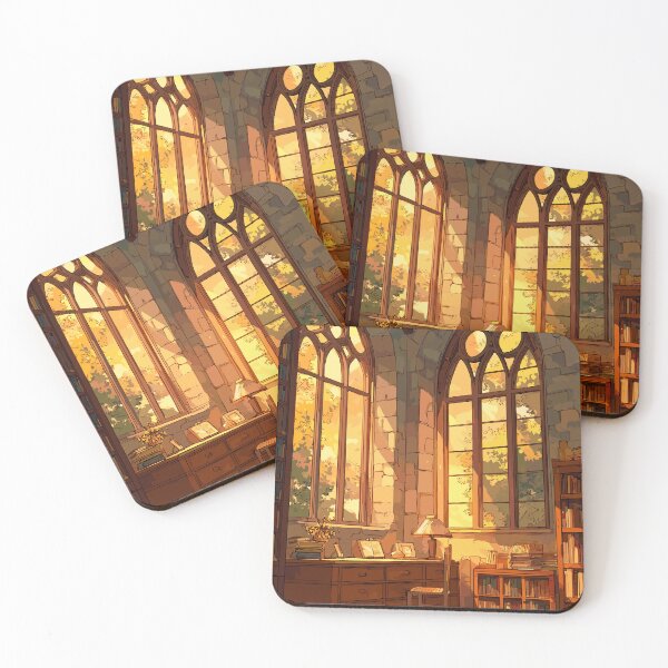 Item preview, Gilded Hours Sunlit Library Light Academia designed and sold by bapupa.
