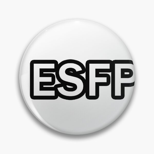 Item preview, ESFP Text Stroke Black and White designed and sold by Redpillars-2D.
